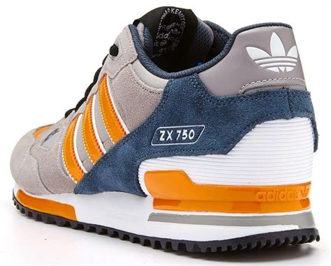 adidas zx 750 schuhe farbe grau orange|adidas zx 750 preis.